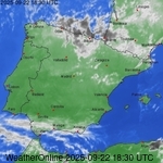 imagens de satélite de Portugal