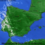 imagens de sat&eacute;lite de Portugal