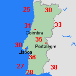 previsão Ter, 16-09 Portugal