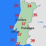 previsão Qua, 17-09 Portugal
