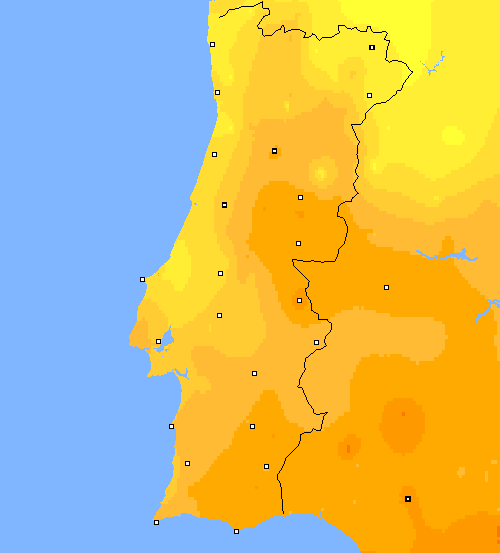 temp. mín. Portugal