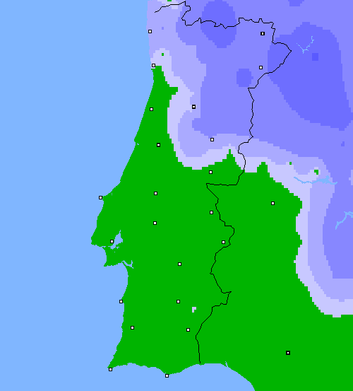 precipita&ccedil;&atilde;o-24 h. Portugal